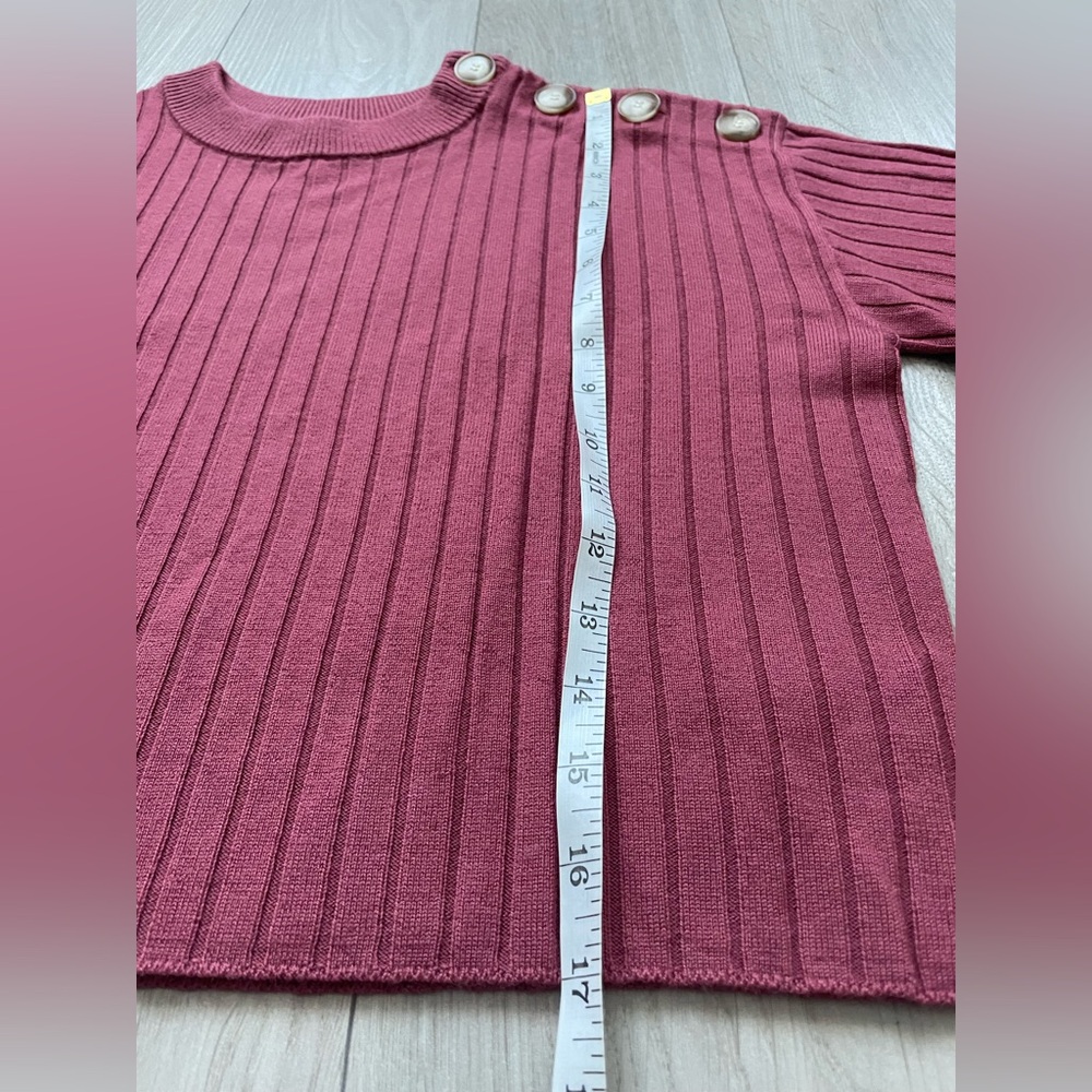 Sézane Maxence jumper, merino wool, Rosewood, XXS, NWT, price is firm - Picture 9 of 12